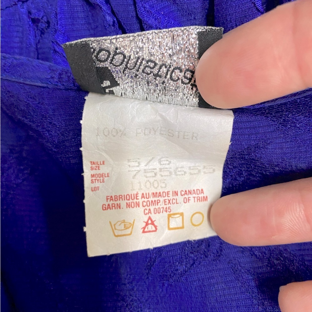Vintage Sophisticate Purple Cocktail Dress Prom dress Mini Dress 5/6 - Picture 4 of 16